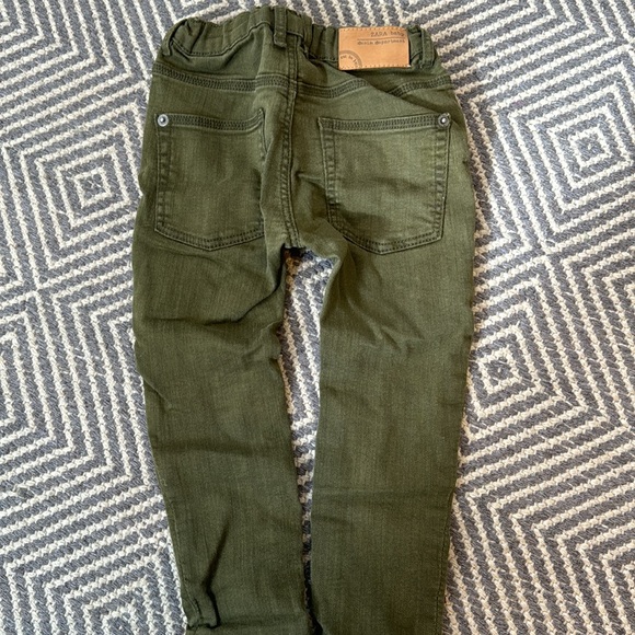 2T Zara Baby Green Skinny Denim Jeans - Picture 7 of 9